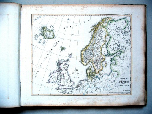 Stielers Hand-Atlas, 1831
16. Dänemark, Jsland u. Färöer, Schweden und Norwegen (1822)
Scandinavië / Scandinavia