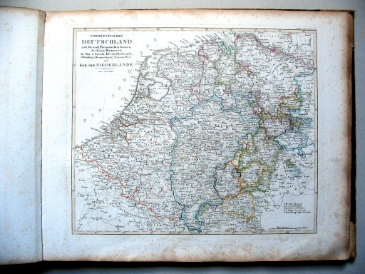 Stielers Hand-Atlas, 1831
21. Nordwestliches Deutschland und Kgr. der Niederlande (1821)
Noordwest-Duitsland en Nederland
Northwestern Germany and the Netherlands