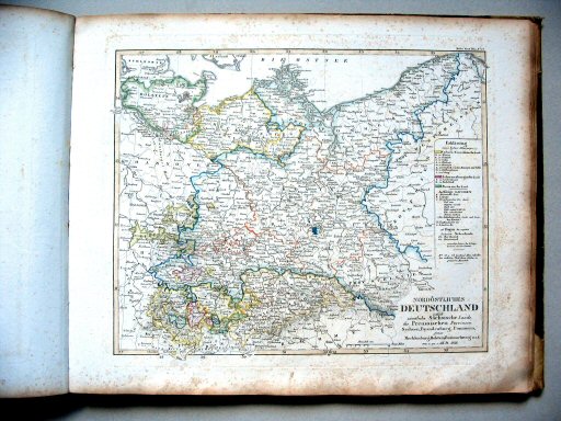 Stielers Hand-Atlas, 1831
22. Nordöstliches Deutschland (1821)
Noordoost-Duitsland / Northeastern Germany