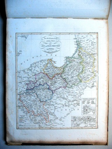 Stielers Hand-Atlas, 1831
22b. Des Preussischen Staats östlicher Theil (1823)
Het oosten van Pruisen / Eastern part of Prussia