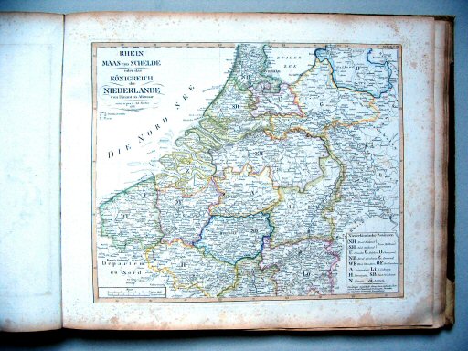 Stielers Hand-Atlas, 1831
29. Rhein Maas und Schelde oder das Königreich der Niederlande (1823)
Rijn, Maas en Schelde of het Koninkrijk der Nederlanden / Rhine, Meuse and Scheldt or the Kingdom of the Netherlands