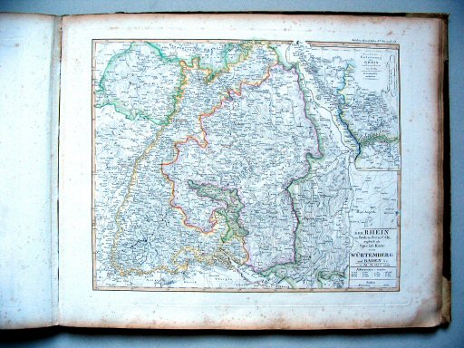 Stielers Hand-Atlas, 1831
30.31 Der Rhein vom Boden-See bis Cöln (1824)
De Rijn van het Bodenmeer tot Keulen / The Rhine from Lake Constance to Cologne