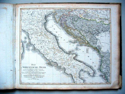 Stielers Hand-Atlas, 1831
33b. Das Adriatische Meer (1828)
Adriatische Zee / Adriatic Sea