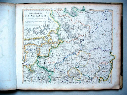 Stielers Hand-Atlas, 1831
37b. Europäisches Russland, nördliches Blatt (1825)
Europees Rusland, noordblad / Russia in Europe, northern sheet