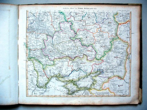 Stielers Hand-Atlas, 1831
37c. Europäisches Russland, südliches Blatt (1825)
Europees Rusland, zuidblad / Russia in Europe, southern sheet