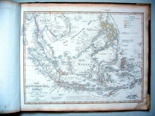 Stielers Hand-Atlas, 1831
44c. Die Ostindischen Inseln (1830)
Oostindische eilanden / East Indian Archipelago