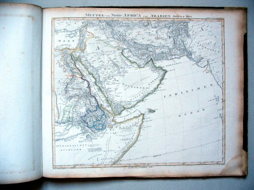 Stielers Hand-Atlas, 1831
45b. Mittel- und Nord-Africa und Arabien. Östliches Blatt (1830)
Noord- en Midden-Afrika en Arabië, oostblad / North and Central Africa and Arabia, eastern sheet