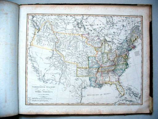 Stielers Hand-Atlas, 1831
46b. Vereinigte Staaten von Nord-America (1825)
Verenigde Staten van Noord-Amerika / United States of North America