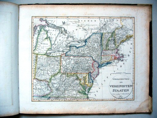 Stielers Hand-Atlas, 1831
47. Nördlicher Theil der Vereinigten Staaten (1824)
Het noorden van de Verenigde Staten / Northern part of the United States