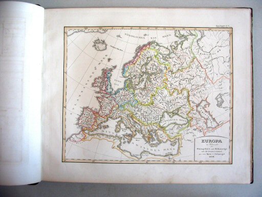 Stielers Hand-Atlas, 1847
11. Europa zur Übersicht der Flussgebiete u. Höhenzüge (1839)
Europa, stroomgebieden / Europe, river basins