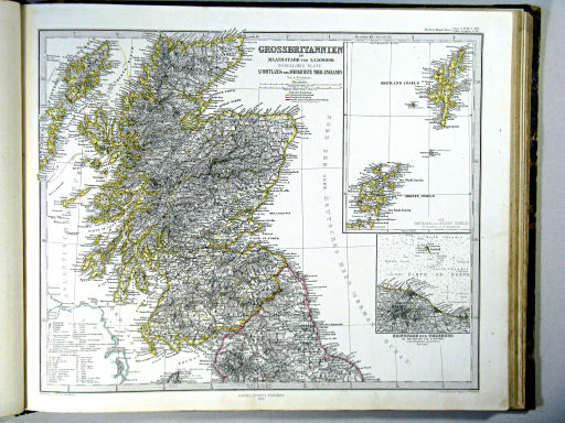 Stielers Hand-Atlas, 1864
15c. Grossbritannien. Nördliches Blatt (1864)