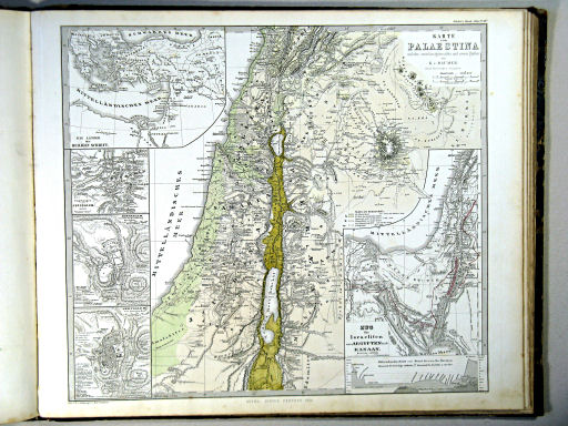 Stielers Hand-Atlas, 1864
42b. Karte von Palaestina (1864)