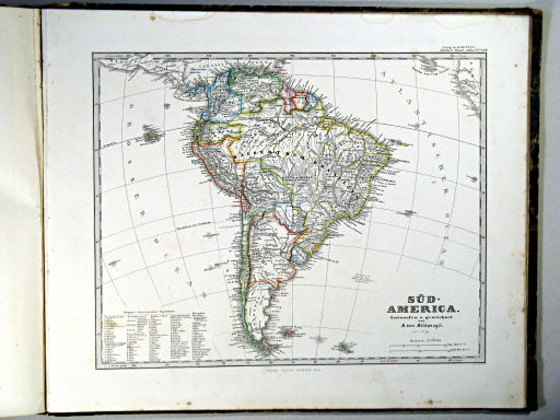 Stielers Hand-Atlas, 1864
49a. Süd-America (1864)