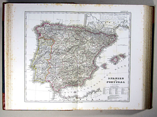 Stielers Hand-Atlas, 1869
13a. Spanien und Portugal