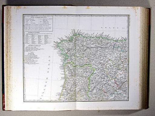 Stielers Hand-Atlas, 1869
13b. Spanien und Portugal (Nordwestliches Blatt)