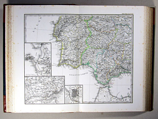 Stielers Hand-Atlas, 1869
13d. Spanien und Portugal (Südwestliches Blatt)