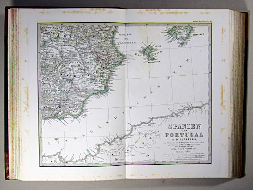 Stielers Hand-Atlas, 1869
13e. Spanien und Portugal in IV Blättern (Südöstliches Blatt)