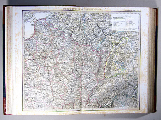 Stielers Hand-Atlas, 1869
14c. Nordöstliches Frankreich