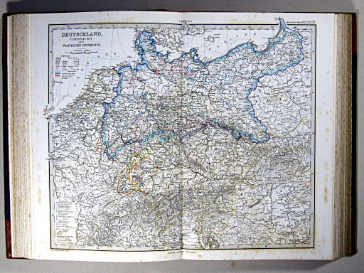 Stielers Hand-Atlas, 1869
19. Deutschland, Übersicht der politischen Eintheilung