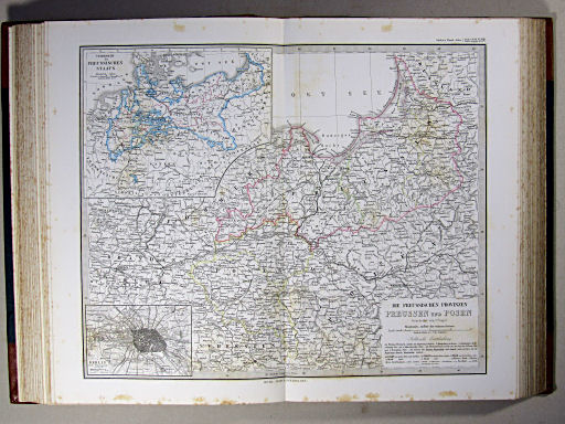 Stielers Hand-Atlas, 1869
22b. Die Preussischen Provinzen Preussen und Posen