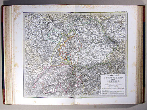 Stielers Hand-Atlas, 1869
24. Süd-Westliches Deutschland und die Schweiz