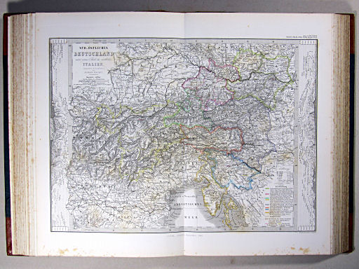 Stielers Hand-Atlas, 1869
25. Süd-Östliches Deutschland nebst einem Theile des nördlichen Italien