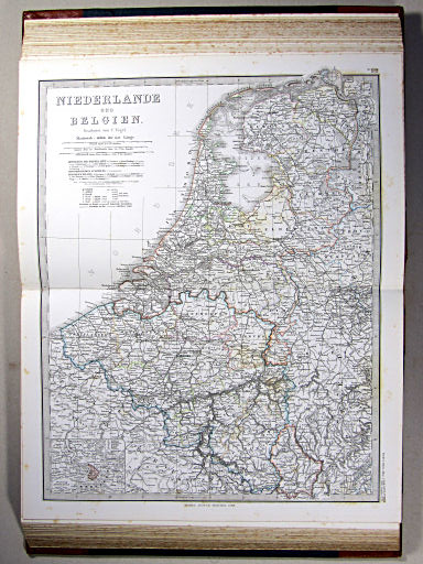 Stielers Hand-Atlas, 1869
29. Niederlande und Belgien