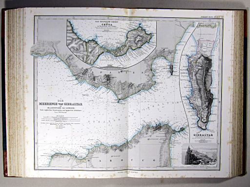 Stielers Hand-Atlas, 1869
35a. Die Meerenge von Gibraltar