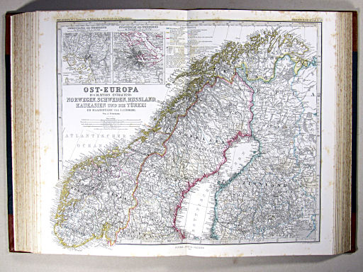 Stielers Hand-Atlas, 1869
37a. Ost-Europa, Bl. 1: Norwegen, N. Schweden & Finnland (Ost-Europa in 6 Blättern)