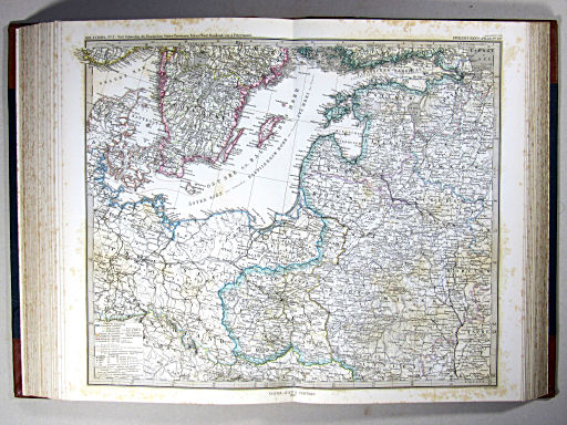 Stielers Hand-Atlas, 1869
37c. Ost-Europa, Nº 3: Süd-Schweden, die Russischen Ostsee-Provinzen, Polen & West-Russland