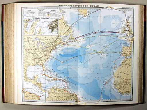 Stielers Hand-Atlas, 1869
41c. Nord-Atlantischer Ocean