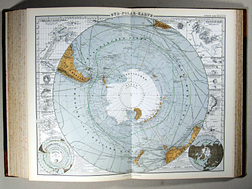 Stielers Hand-Atlas, 1869
42a. Süd-Polar-Karte