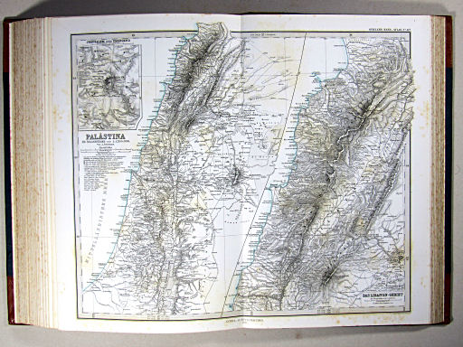 Stielers Hand-Atlas, 1869
42b. Palästina. Das Libanon-Gebiet