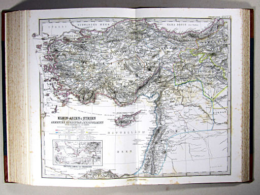 Stielers Hand-Atlas, 1869
43a. Klein-Asien & Syrien nebst den westlichen Theilen von Armenien, Kurdistan & Mesopotamien