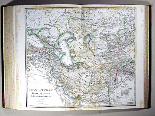 Stielers Hand-Atlas, 1869
43b. Iran und Turan oder Persien, Afghanistan, Belutschistan & Turkestan