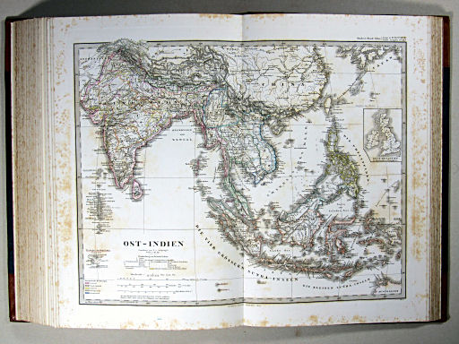 Stielers Hand-Atlas, 1869
44a. Ost-Indien