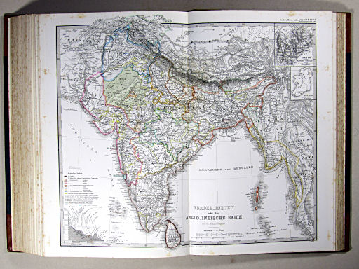 Stielers Hand-Atlas, 1869
44b. Vorder-Indien oder das Anglo-Indische Reich