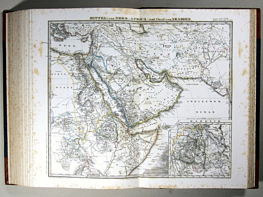 Stielers Hand-Atlas, 1869
45b. Mittel- und Nord-Africa (östl. Theil) und Arabien