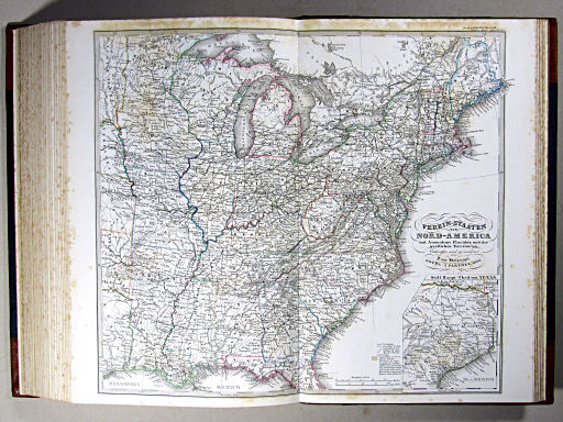 Stielers Hand-Atlas, 1869
47. Verein-Staaten von Nord-America mit Ausnahme Florida's und der westlichen Territorien