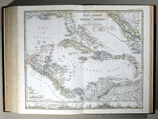 Stielers Hand-Atlas, 1869
48. West-Indien und Central-America