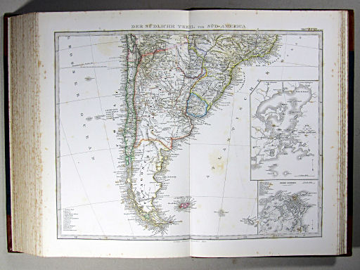 Stielers Hand-Atlas, 1869
49c. Der südliche Theil von Süd-America