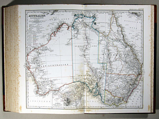 Stielers Hand-Atlas, 1869
50b. Australien