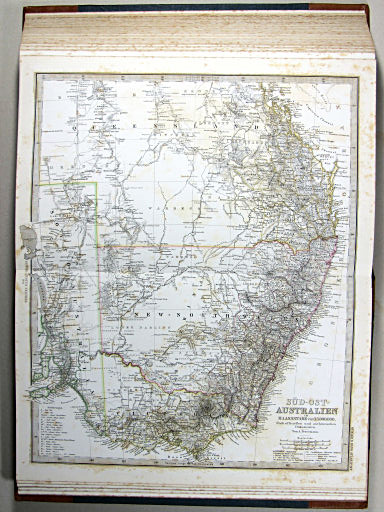 Stielers Hand-Atlas, 1869
50c. Süd-Ost-Australien