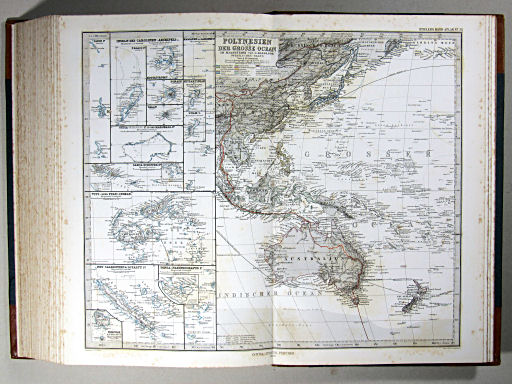 Stielers Hand-Atlas, 1869
51. Polynesien und der Grosse Ocean (Westliches Blatt)