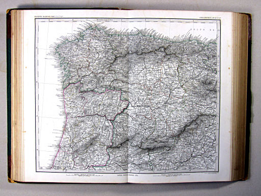 Stielers Hand-Atlas, 1874
13b. Spanische Halbinsel. Blatt 1