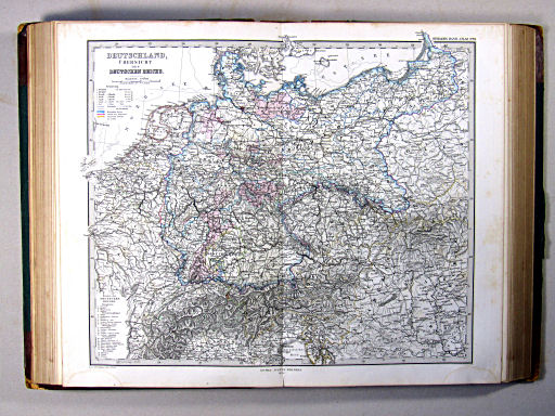 Stielers Hand-Atlas, 1874
19. Deutschland, Übersicht des Deutschen Reichs