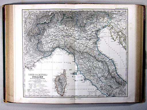 Stielers Hand-Atlas, 1874
34a. Ober- und Mittel-Italien