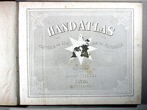 Stielers Hand-Atlas, 1875
Titelblad / Title sheet (Nº 1)