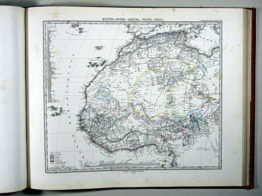 Stielers Hand-Atlas, 1875
69. Mittel- & Nord-Africa, westl. Theil