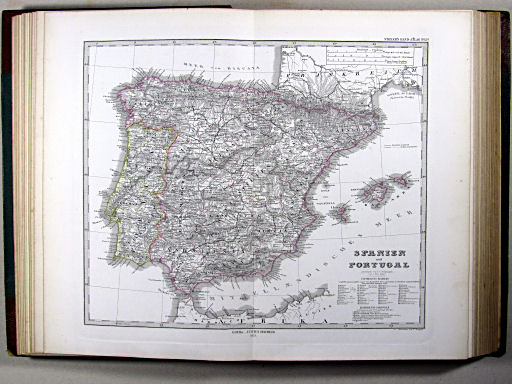 Stielers Hand-Atlas, 1875 ('oude' versie / 'old' version)
13a. Spanien und Portugal